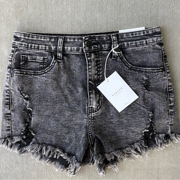 KanCan  Kaia Shorts - Vintage Black Jean Shorts Large NEW! - Picture 4 of 7